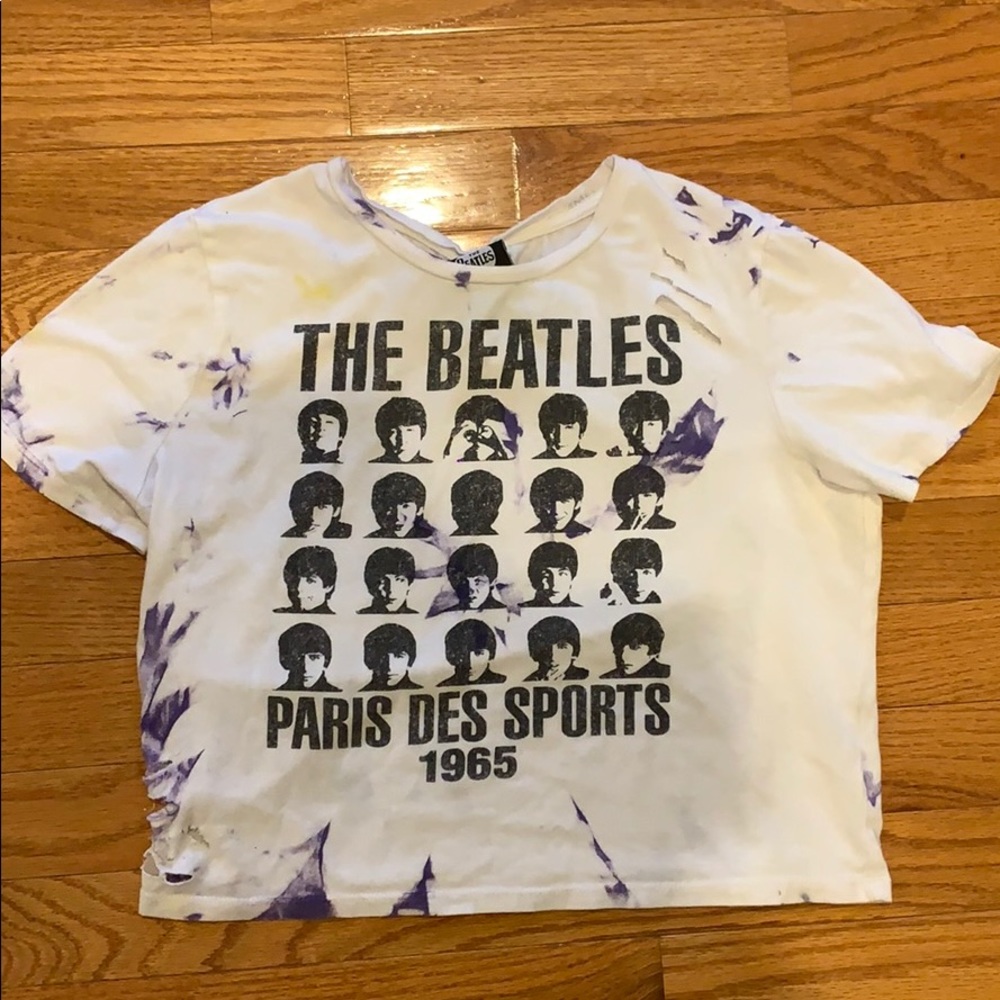 The Beatles tie dye tshirt